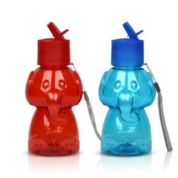 Appu Sipper Cap Kids Bottle 500ml (0.5L) - Pack of 2 | BPA-Free, Lightweight, Leak-Proof, Fun & Safe Design for Kids