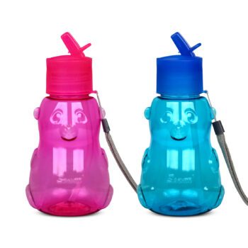 Panada Sipper Cap Kids Bottle 500ml (0.5L)- Pack of 2 | Fun, Safe, Leak-Proof Hydration Bottles for Kids